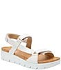 Alegria Henna 3 Strap Cork Platform Sandals - Image 1