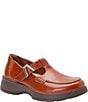 Alegria Jensie Glazed Leather T-Strap Loafers - Image 5