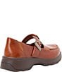 Alegria Jensie Glazed Leather T-Strap Loafers - Image 6