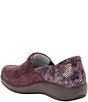 Alegria Keli Glimmer Leather Snake Print Accent Clogs - Image 4