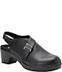 Alegria Maribel Leather Slingback Block Heel Shoes - Image 5