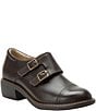 Alegria Mave Leather Double Monk Strap Buckle Hardware Oxford Pumps - Image 1