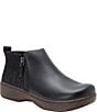 Alegria Oaklee Leather Denim Dual Zip Ankle Booties - Image 1