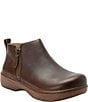 Alegria Oaklee Leather Dual Zip Ankle Booties - Image 1
