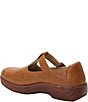 Alegria Odessa Perforated Leather T-Strap Rocker Bottom Clogs - Image 3