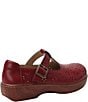 Alegria Odessa Perforated Leather T-Strap Rocker Bottom Clogs - Image 2