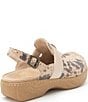 Alegria Olanna Animal Print Leather Slingback Clogs - Image 2