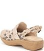 Alegria Olanna Animal Print Leather Slingback Clogs - Image 3
