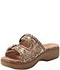 Alegria Oona Soutache Braided Raffia Platform Slide Sandals - Image 4
