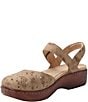 Alegria Opal Laser Cut Leather Ankle Strap Clogs - Image 4