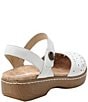 Alegria Opal Laser Cut Leather Ankle Strap Clogs - Image 6