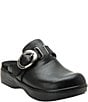 Alegria Osmosis Leather Buckle Hardware Clogs - Image 1