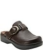 Alegria Osmosis Leather Buckle Hardware Clogs - Image 1