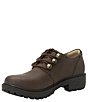 Color:Relaxed Cocoa - Image 4 - Resa Lug Sole Platform Oxfords