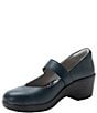 Color:Navy Gloss - Image 4 - Sofi Leather Mary Janes
