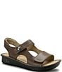 Color:Stones Throw - Image 1 - Vallie Leather Sandals