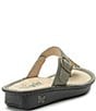 Color:Sage - Image 2 - Vella Leather Thong Sandals