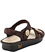 Alegria Vienna Swirling Print Leather Platform Sandals - Image 6