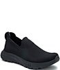 Color:Black - Image 1 - Waze Knit Ultra-Lightweight Slip-On Sneakers