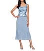 Alex Evenings 2-Piece Sequin Midi Jacket Dress, Color:Dusty Blue - Image 3