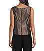Alex Evenings 3/4 Sleeve Gathered Waist Embellished Closure Twin Set - Image 4