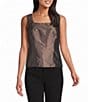 Alex Evenings 3/4 Sleeve Gathered Waist Embellished Closure Twin Set - Image 3