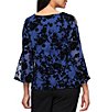 Alex Evenings 3/4 Sleeve Split Sleeve Top - Image 2