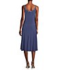 Color:Wedgewood - Image 4 - Beaded 3/4 Sleeve Scoop Neck 2-Piece Jacket Dress