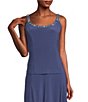 Color:Wedgewood - Image 6 - Beaded 3/4 Sleeve Scoop Neck 2-Piece Jacket Dress