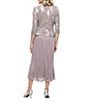 Alex Evenings Firework Sequin Detail Tea-Length Jacket Dress - Image 2