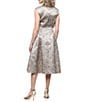 Alex Evenings Midi A-Line Jacquard Dress - Image 2