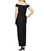 Alex Evenings Off The Shoulder Cascade Ruffle Long Dress - Image 2