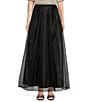 Color:Black - Image 1 - Organza Overlay Ballgown Skirt