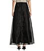 Color:Black - Image 2 - Organza Overlay Ballgown Skirt