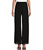 Alex Evenings Petite Size Georgette Straight Leg Overlay Pants | Dillard's