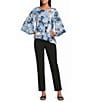 Alex Evenings Petite Size Slim Crop Stretch Crepe Pants - Image 5