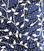 Color:Wedgewood - Image 6 - Plus Size 3/4 Sleeve Printed Twinset