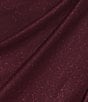 Alex Evenings Plus Size Cold Shoulder Cowl Neck Cap Sleeve Glitter Mesh Gown - Image 3