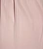 Color:Shell Pink - Image 4 - Plus Size Silky Chiffon Pants
