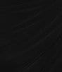 Color:Black - Image 4 - Plus Size 3/4 Sleeve Embellished Sweetheart Illusion Neck Cascade Ruffle Skirt Sheath Dress
