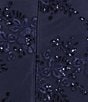 Alex Evenings Plus Size Stretch Tulle Chiffon Jacket Dress, Color:Navy - Image 3