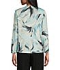 Alex Evenings Printed Metallic Knit Twinset - Image 2