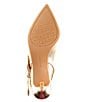 Color:Soft Gold - Image 6 - Aaileen Metallic Leather Slingback Bow Pumps