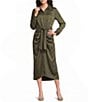 Alex Marie Adriana Collared Long Sleeve Button Front Dress - Image 1