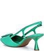 Alex Marie Alix Linen Ornament Slingback Pumps - Image 3
