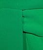 Alex Marie Aliza One Shoulder Wide Leg Crepe Jumpsuit, Color:Bright Green - Image 3