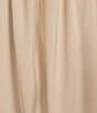 Color:Sandstone - Image 3 - Allison Satin Back Crepe Short Sleeve Belted A-Line Dress