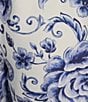 Color:Blue Scroll - Image 4 - Amara Scroll Print Pull-On Elastic Waist Pants