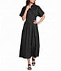 Alex Marie Amber Stretch Collared Short Sleeve Dress - Image 1