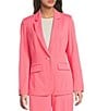 Alex Marie Coordinating Anastasia Jetset-Tech Super Stretch Blazer Jacket, Color:Watermelon - Image 2